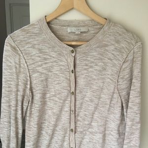 The Loft cardigan sweater.